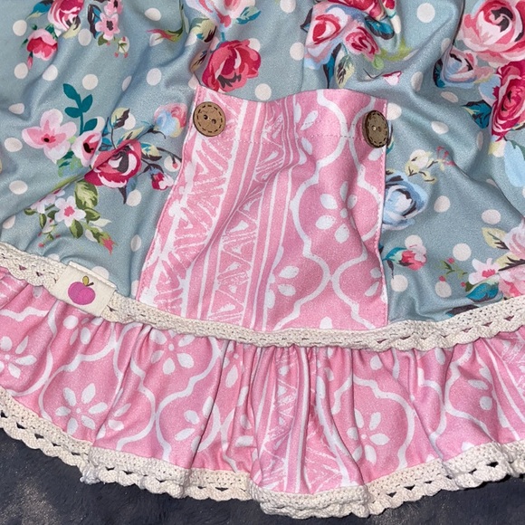 18/24 M Cheeky Plum Like New Twirl Dress w/Pockets - Picture 8 of 14